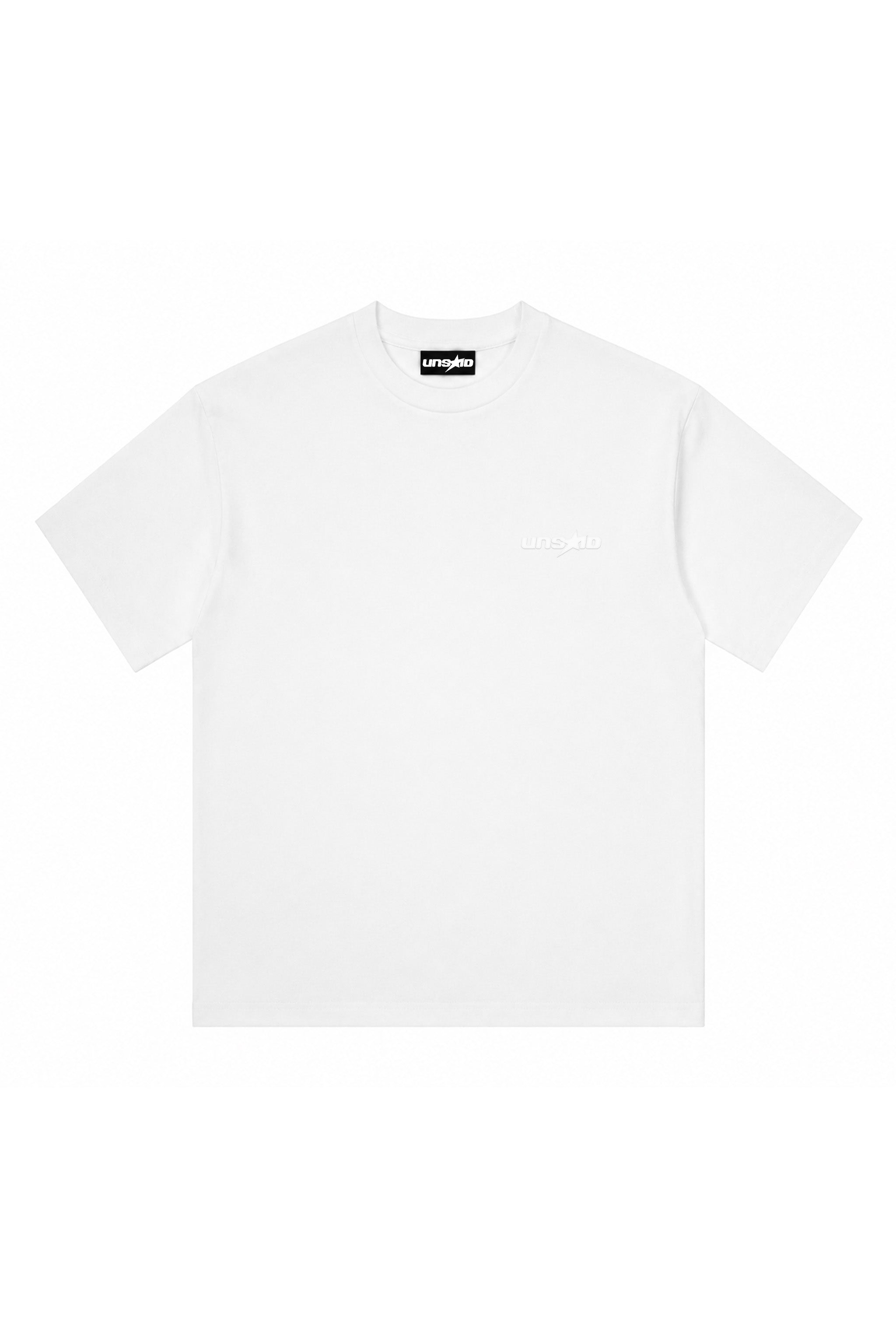 BASIC LINE - WHITE SLIM FIT T-SHIRT