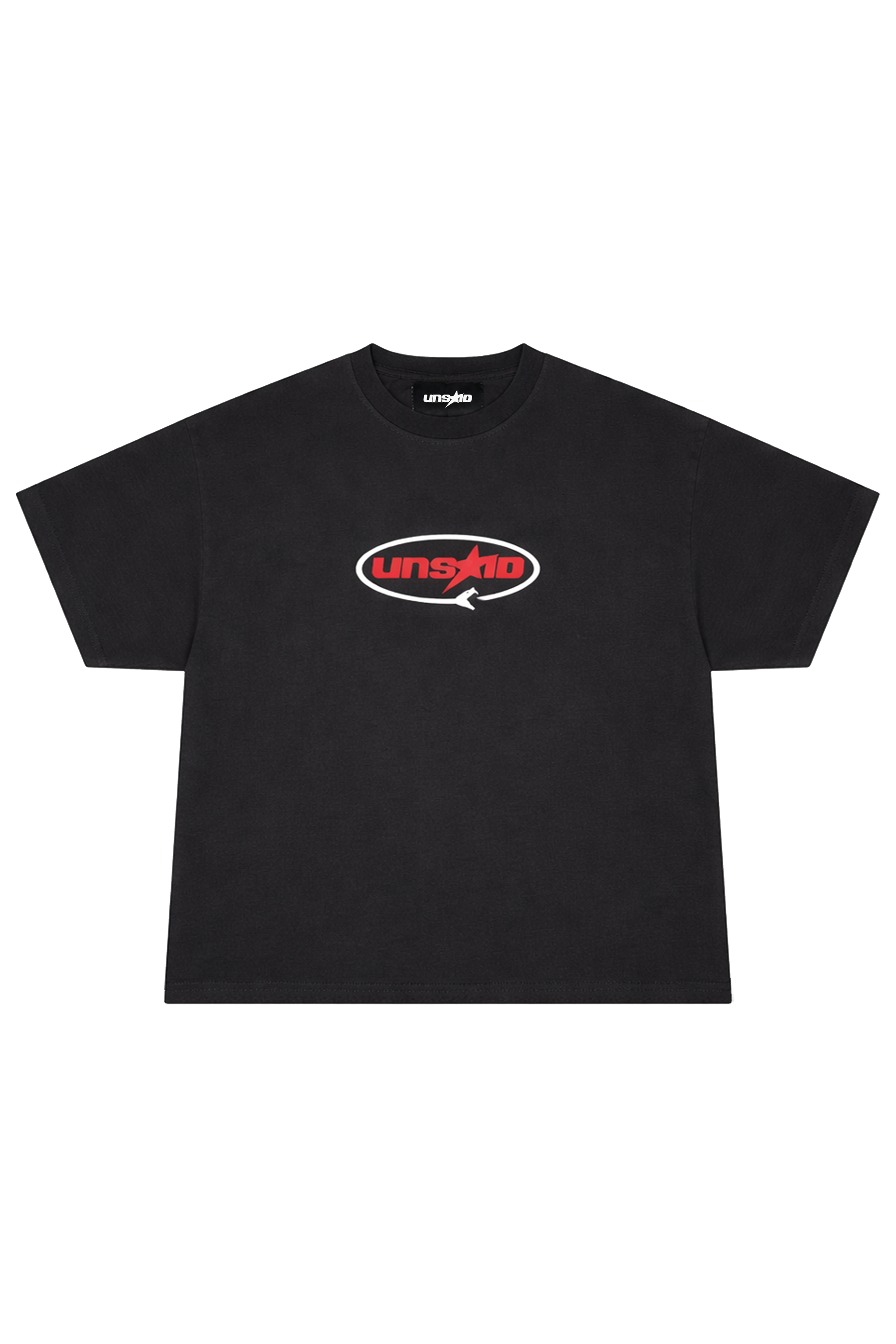 TEE OVERSIZED BOXY 'SINNER' BLACK