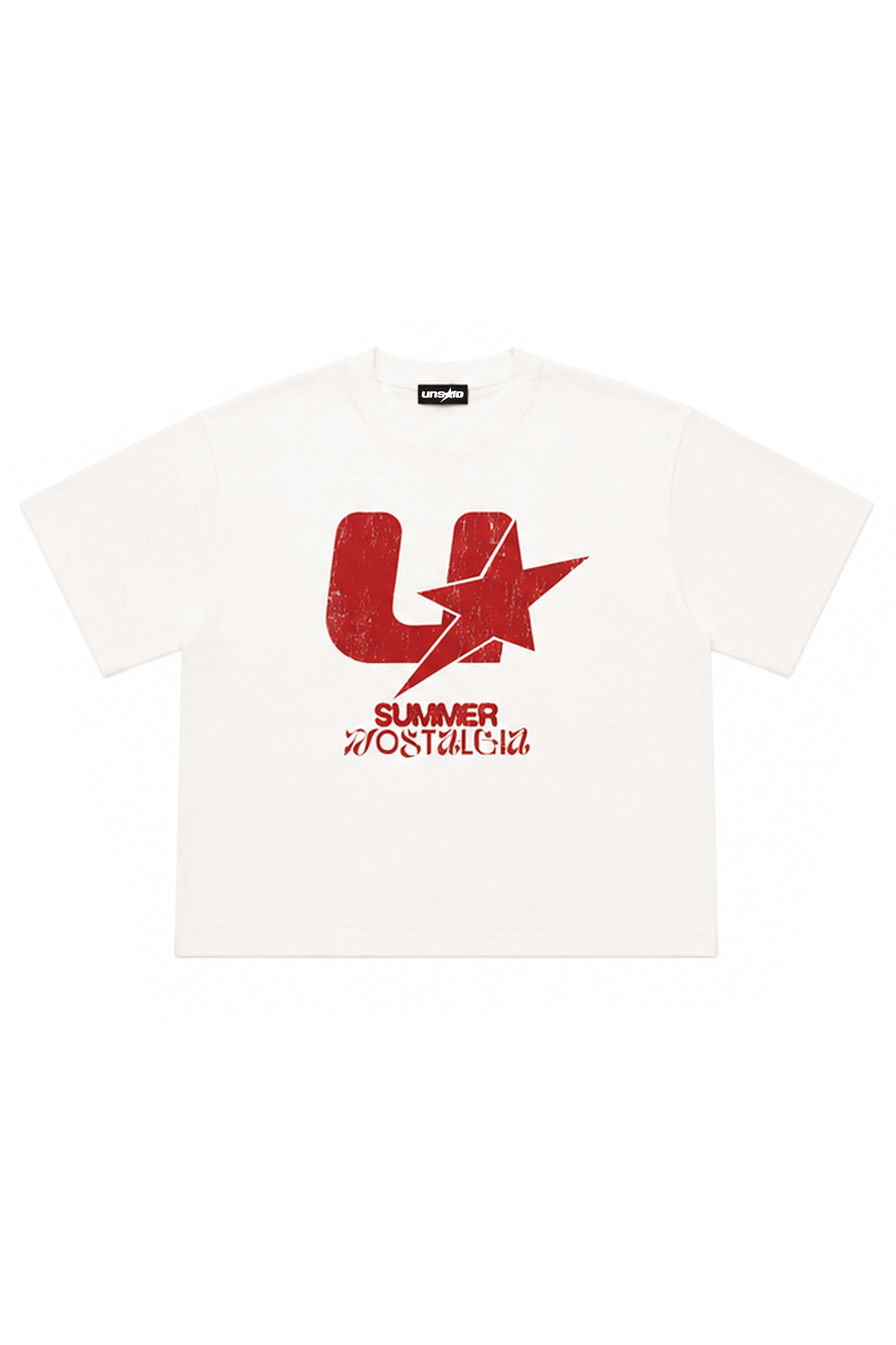 'SUMMER NOSTALGIA' BOXY FIT OVERSIZED T-SHIRT